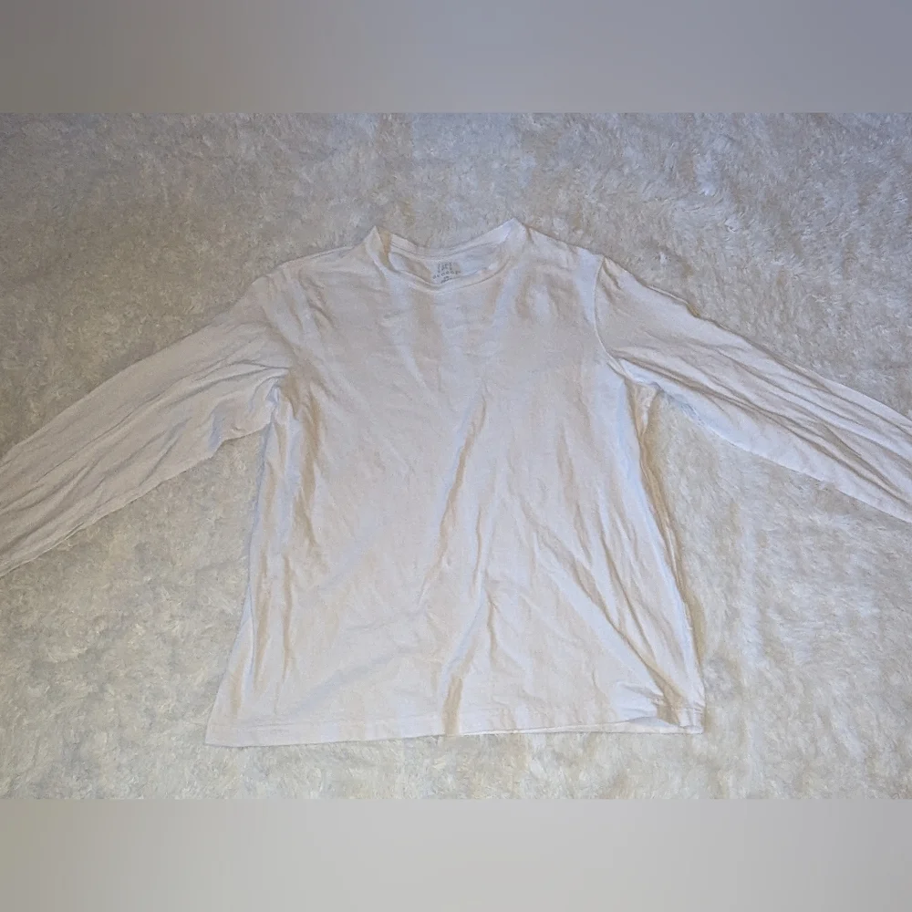 George Men's white long sleeve t-shirt - Picture 1 of 11